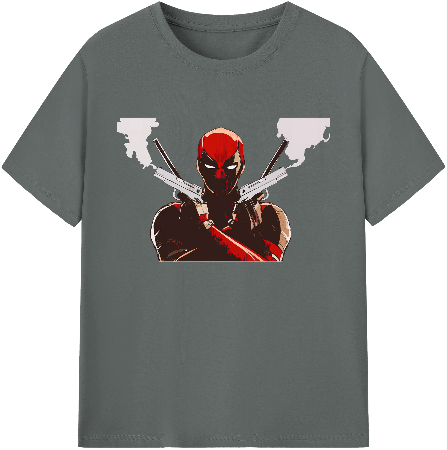 （画像用） Deadpool デッドプール 綿100％ メンズ半袖Tシャツ｜肌触りやわらか＆通気性
